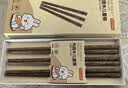 京东京造 筷子 家用食品接触级餐具无漆无蜡儿童筷【鸡翅木实木】3双装 实拍图