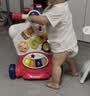 babycare调速婴儿学步车9个月以上宝宝多功能平衡车防翻助步手推车 科洛玫 实拍图