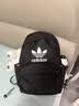 adidas休闲日常通勤运动双肩背包学生书包开学男女阿迪达斯三叶草   黑色/白   NS(均码) 实拍图