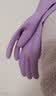 添赞（Titanfine）添赞加长家务天然乳胶手套1副S码清洁洗衣耐磨防水套袖秋冬紫色 实拍图