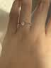 CRD克徕帝【现货闪发】钻戒女铂金钻石戒指订婚结婚戒指扭臂六爪 心花怒放【G0792E】 23分 G0792E 实拍图