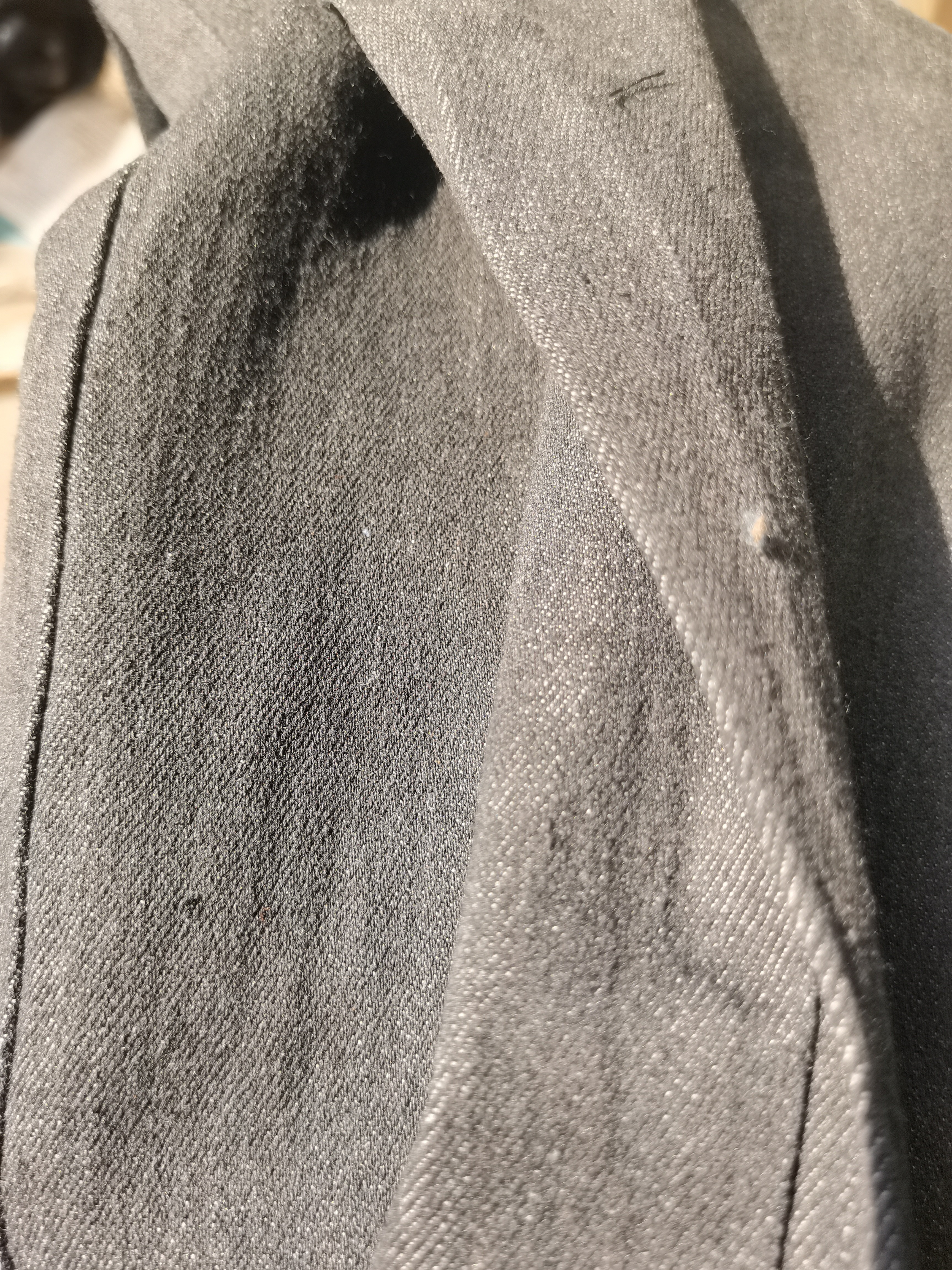 牛仔工作裤男耐磨宽松休闲干活上班穿的劳保裤春秋冬季工作服裤子 433灰色【常规款】 4XL 建议155-170斤 实拍图