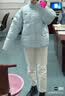 彪马（PUMA）600蓬80鸭绒蓝色运动羽绒服男女冬季短款保暖外套 631636 水蓝色-69 S  (170/92A) 实拍图