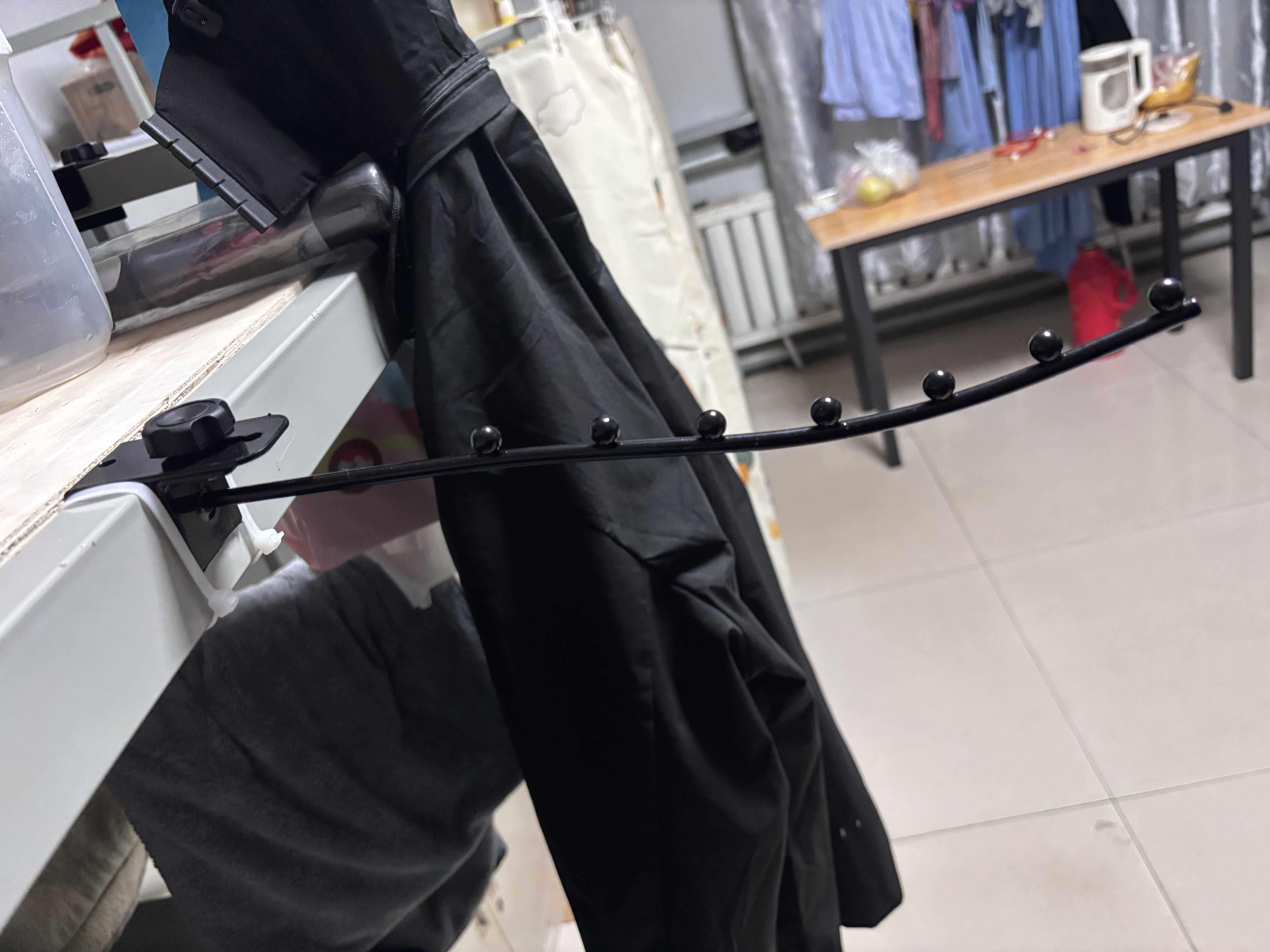 八海鸟2个装免安装可调节晾衣架宿舍神器窗户家用便携式晾衣神器宿舍床边学生宿舍开学季 实拍图