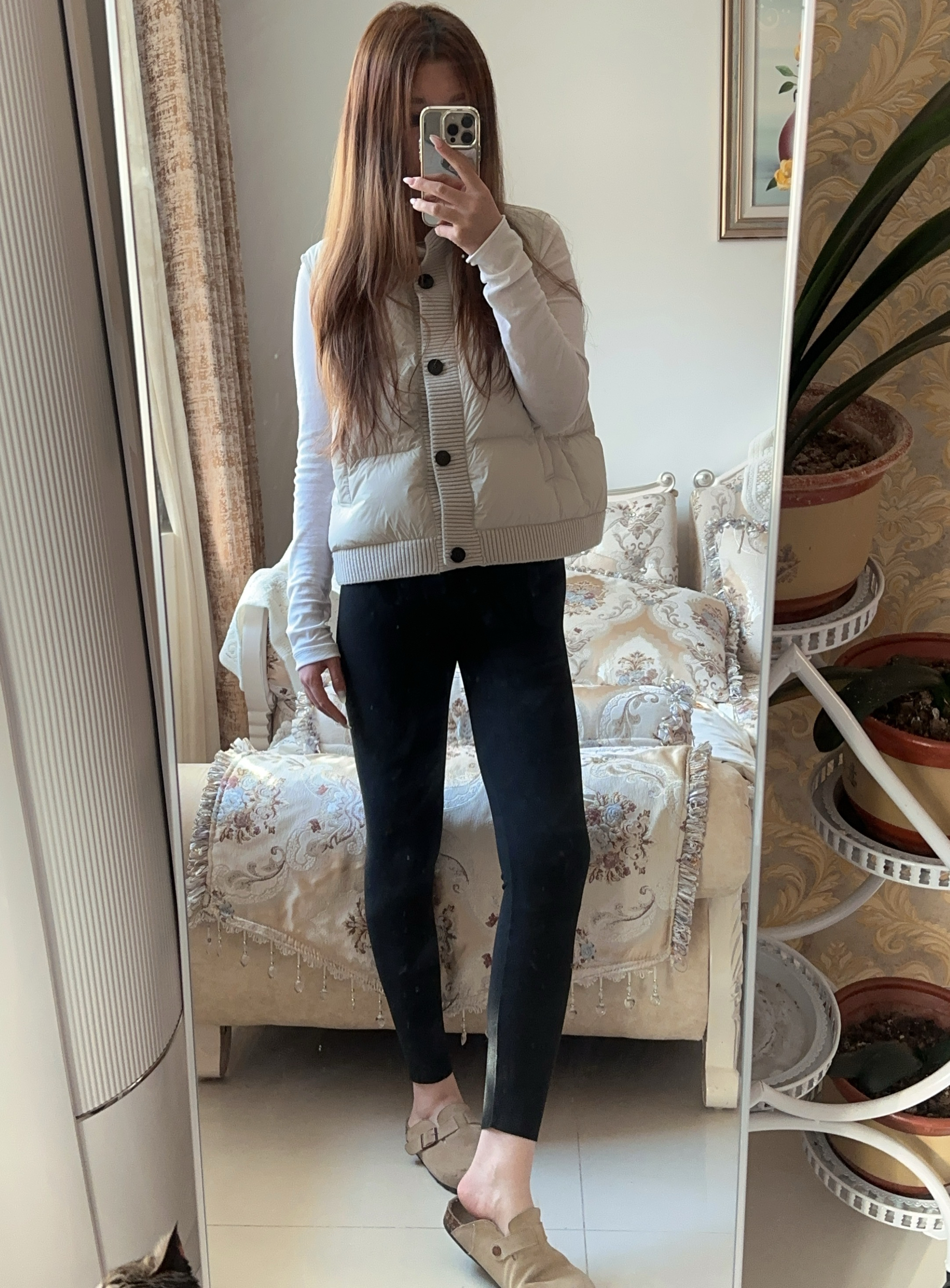 笙格儿德绒秋裤女加绒打底裤春薄绒裤内穿大码紧身线裤保暖裤子女秋冬季 黑色 L (95-115)斤 实拍图