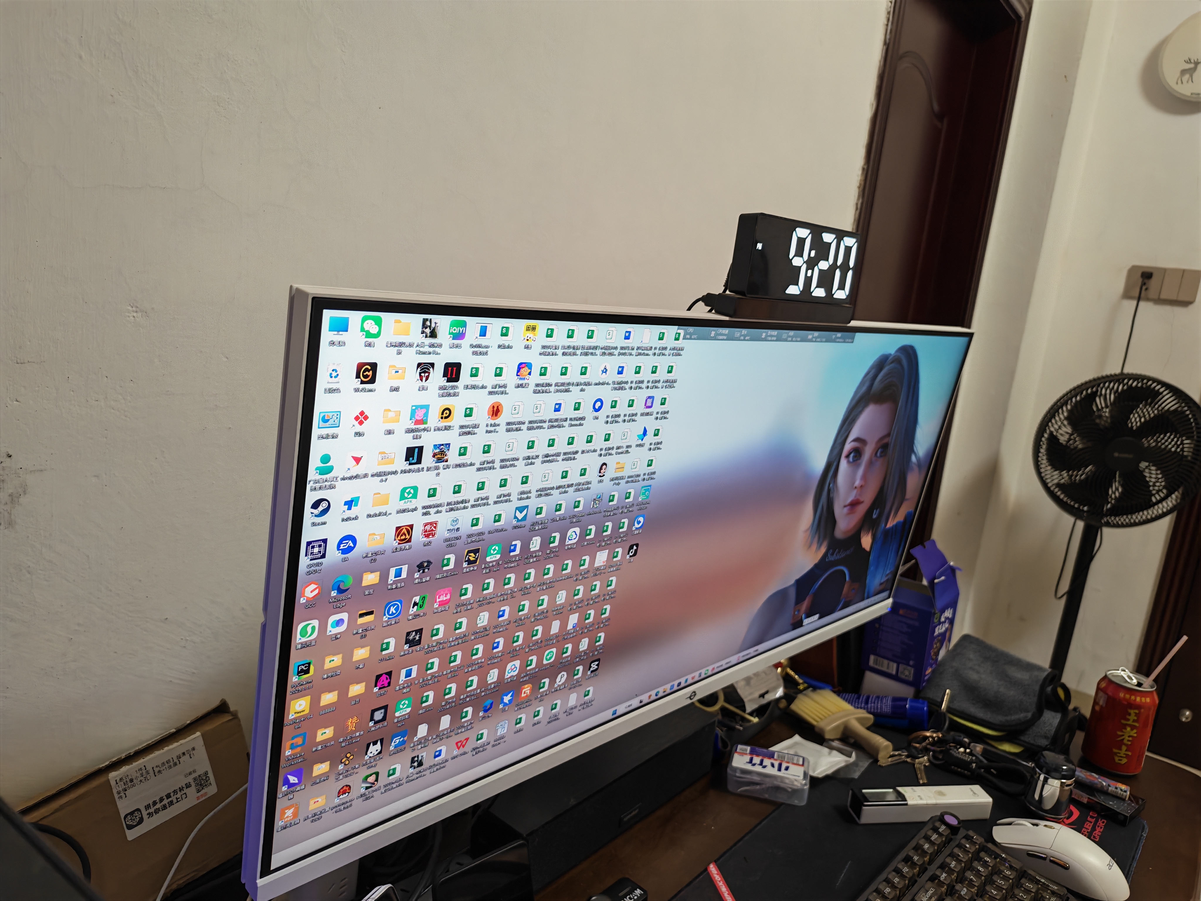 泰坦军团34英寸 WQHD超清 180Hz FAST IPS HDR显示器 智能分屏准4K 旋转升降 21:9电竞带鱼屏 P34UG PLUS 实拍图
