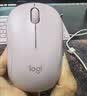 罗技（Logitech）M221 轻音鼠标 无线鼠标 办公鼠标 对称鼠标 带无线微型接收器 米白色 实拍图