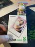 INSTAX富士instax立拍立得 mini相纸 白边双包20张+闪闪星钻边框贴 实拍图