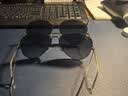 雷朋（RayBan）经典飞行员系列金属太阳镜偏光渐变墨镜男女款户外眼镜0RB3025 【偏光渐变】004/78枪色镜框蓝灰色偏光渐变镜片 尺寸62 实拍图
