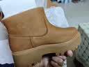 添柏岚（Timberland）官方女鞋加绒中帮套靴增高雪地靴冬季保暖|A283G A283GEM7/铁锈色 38 实拍图