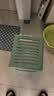 禧天龙加厚塑料方凳家用防滑承重凳子餐厅浴室镂空透气高凳可叠放蓝色1个 实拍图