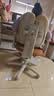 京东京造儿童学习椅学生椅子写字椅 儿童座椅【升级固定气杆定向椅座】棕 实拍图