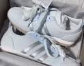 adidas「冰淇淋T头鞋」VS JOG 2.0薄底运动鞋男女阿迪达斯轻运动 浅天蓝/金属银/亮白 (推荐女生选小半码)   37 实拍图