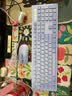 联想（Lenovo）有线键鼠套装KM220/TL21 巧克力按键有线键盘鼠标USB商务电脑办公键盘笔记本台式机一体机键盘紫色 实拍图