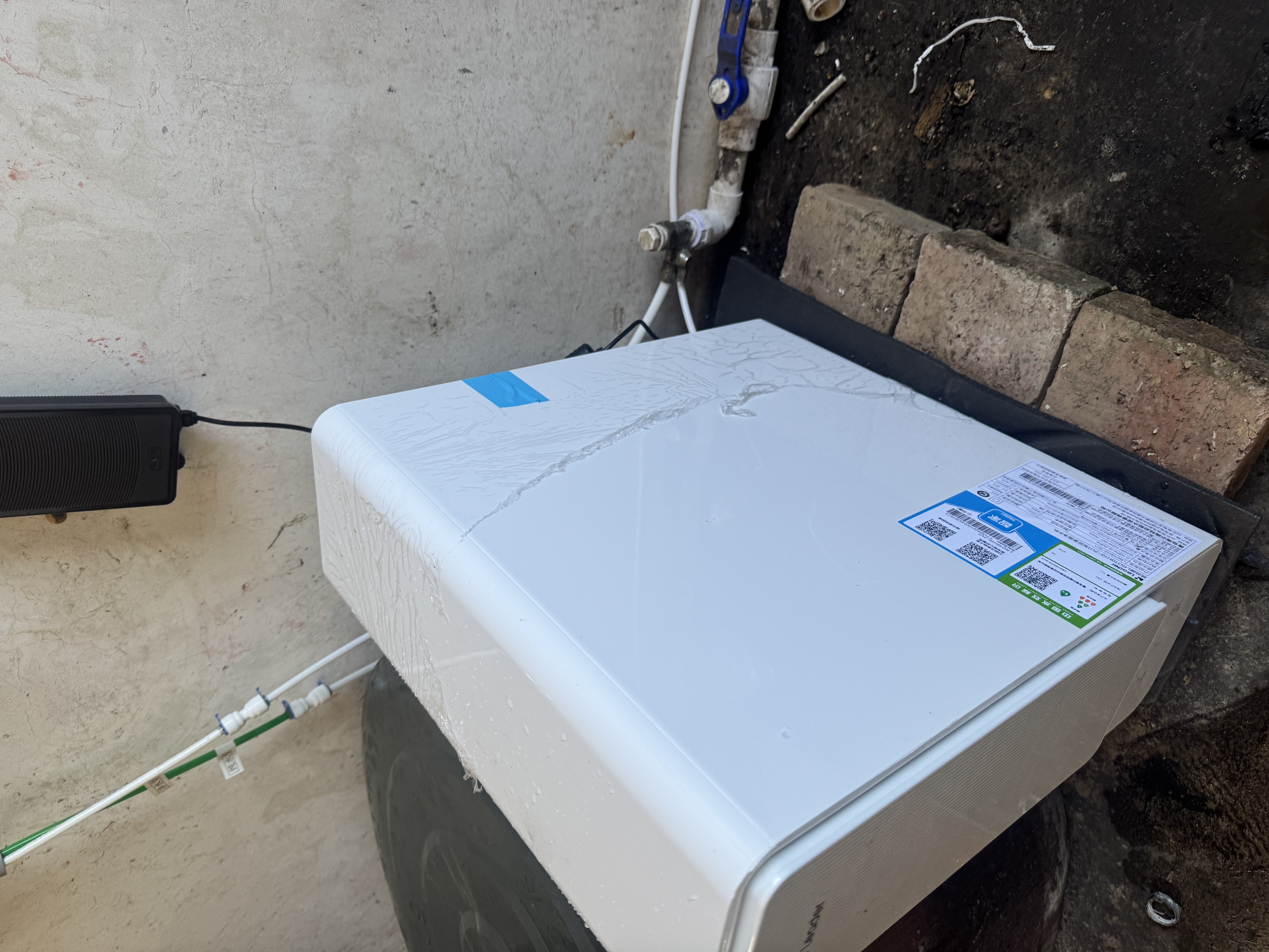 海尔（Haier）出品统帅(Leader)1000G母婴级净水器厨房台下家用大通量双出水5年长效RO反渗透净水机LRO10H10-2U1 实拍图