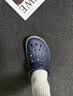 卡骆驰（CROCS）【采销直播】贝雅卡骆班洞洞鞋轻便耐磨一脚蹬休闲鞋|205089 深蓝/辣椒红-4CC 43 (270mm) 实拍图