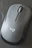 罗技（Logitech）M220 轻音鼠标 无线鼠标 办公鼠标 对称鼠标 带无线微型接收器 灰黑色 实拍图