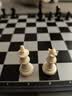 友邦（UB） 国际象棋黑白色磁性可折叠便携培训教学用棋露营(中号) 实拍图