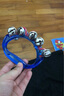 乐林源奥尔夫打击乐器手摇铃儿童摇铃婴儿手铃手握铃新生儿宝宝串铃棒铃 蓝色透明串铃一对 实拍图