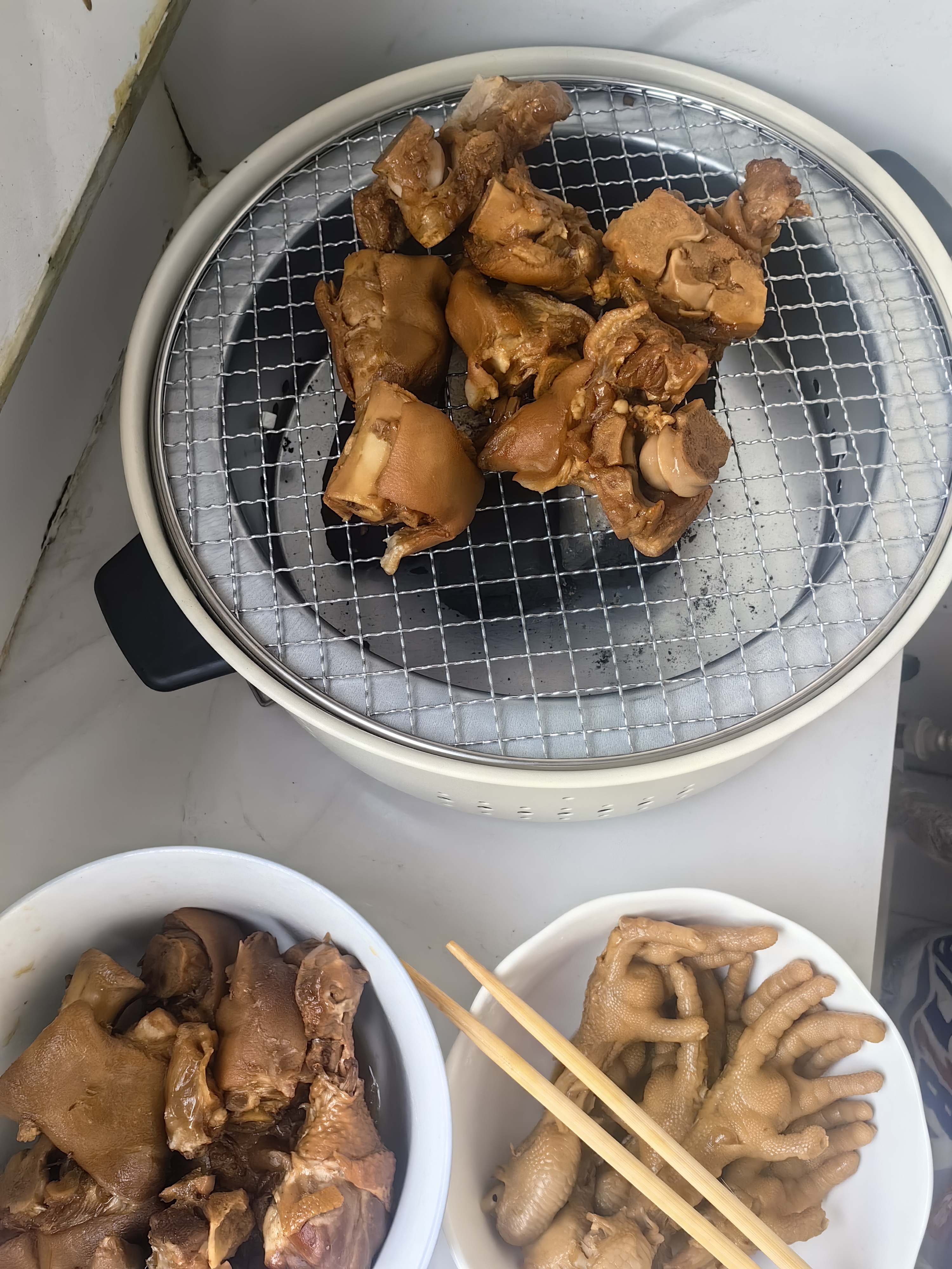 探险者（TAN XIAN ZHE）烤火炉户外庭院烤火盆取暖炉室内烧烤炉家用围炉煮茶套装 【奶油咖】围炉煮茶+木炭三斤 实拍图