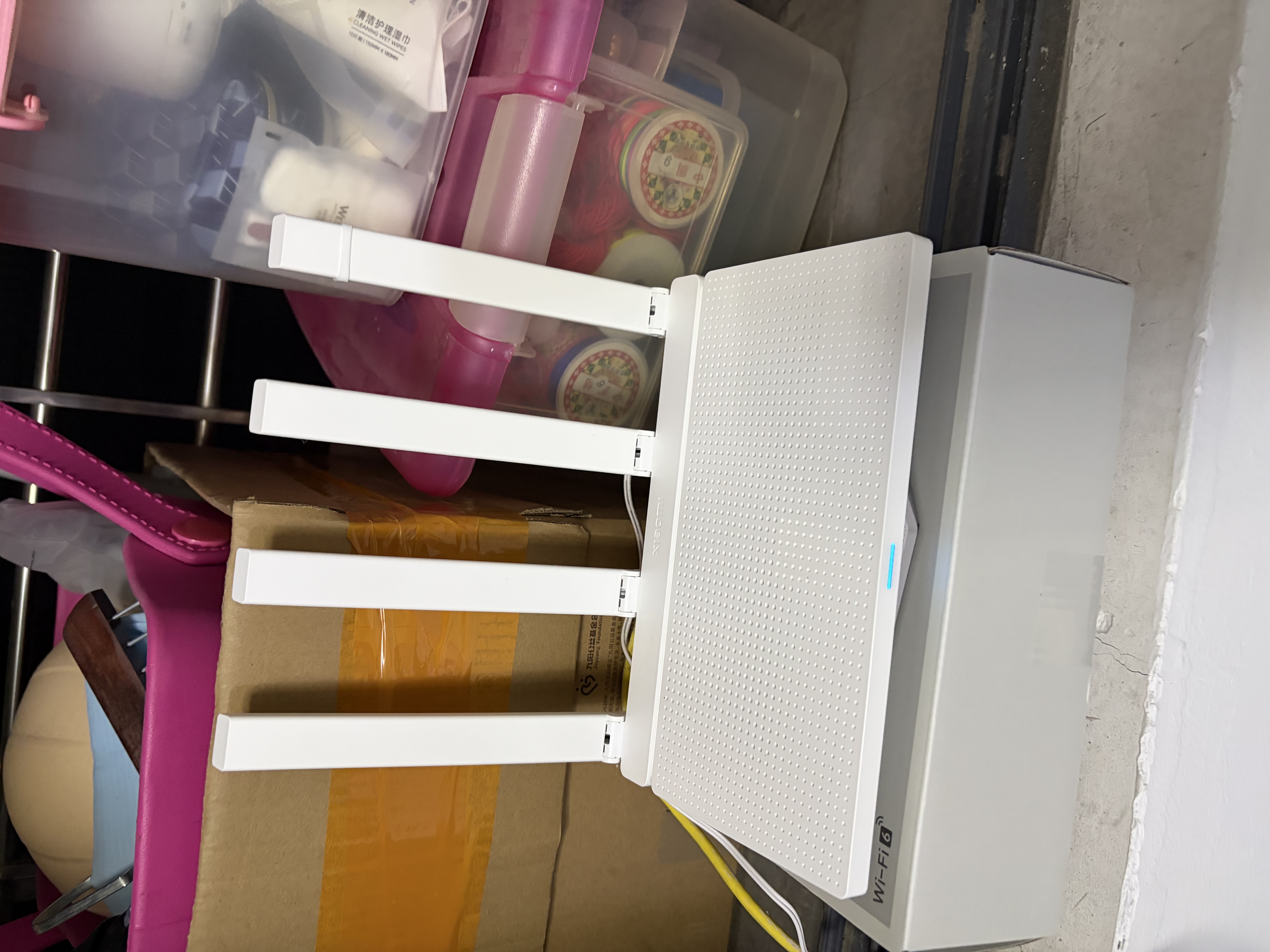 小米（MI）路由器AX3000T 千兆双频 穿墙王 大户型覆盖 5G智能家用无线 游戏路由 一碰连 NFC快连 双宽带聚合 实拍图