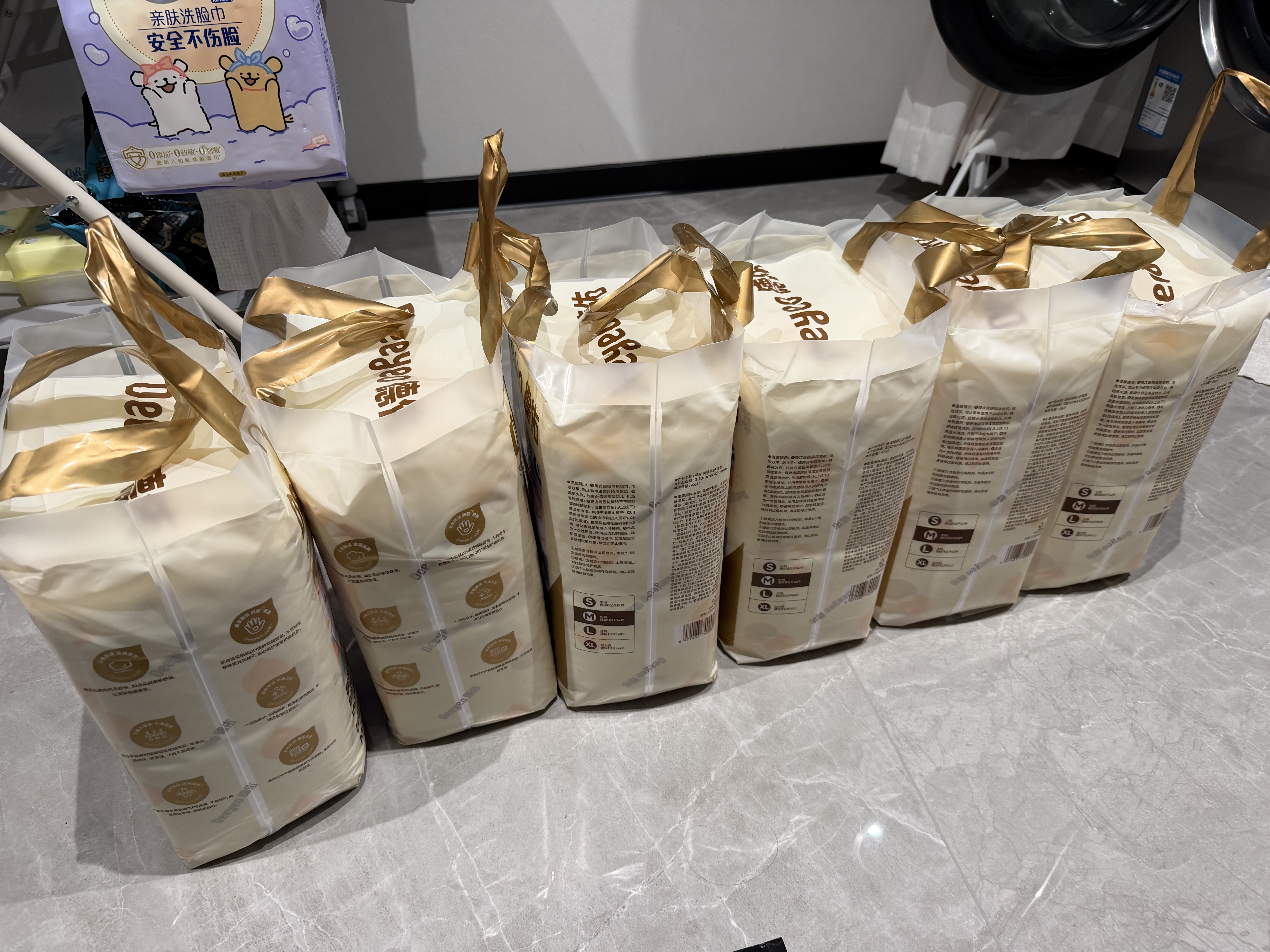 德佑一次性婴儿隔尿垫金装m码138片33*45cm护理产褥姨妈垫不可洗 实拍图