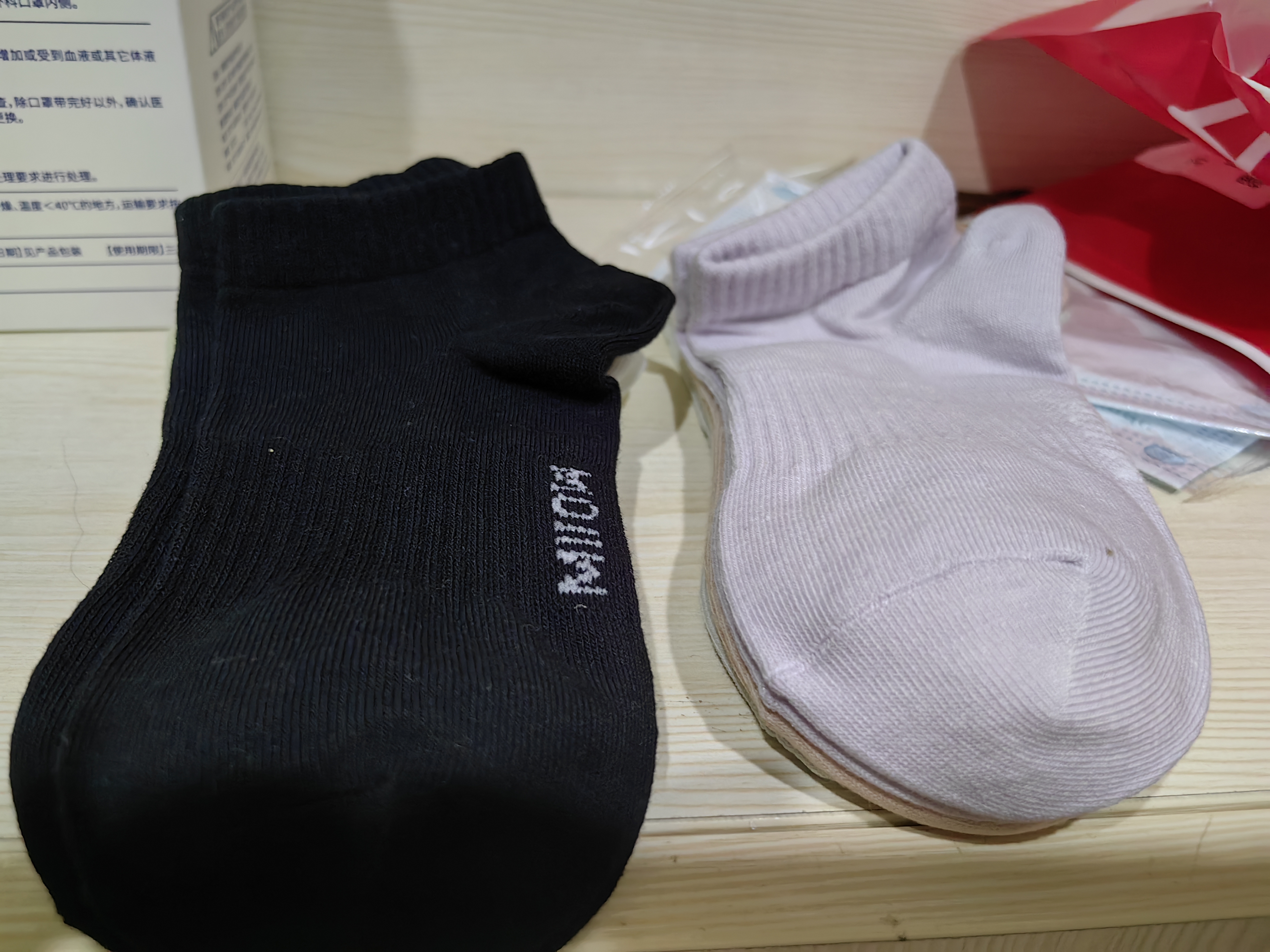 猫人女士袜子女秋冬【100%纯棉10A抑菌】短袜筒防臭吸汗纯色女袜短6双 实拍图
