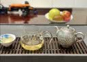 一品工坊台湾公道杯高硼硅玻璃公杯纯手工加厚大号分茶器茶海茶道茶具配件 白把400ML 实拍图
