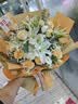 幽客玉品鲜花速递红玫瑰花束表白送女友老婆生日礼物全国同城配送 11朵香槟11朵百合花束 实拍图
