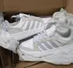 adidas ENTRAP美式校园风运动鞋少年感复古篮球风板鞋阿迪达斯   白色/金属暗银   40.5 实拍图