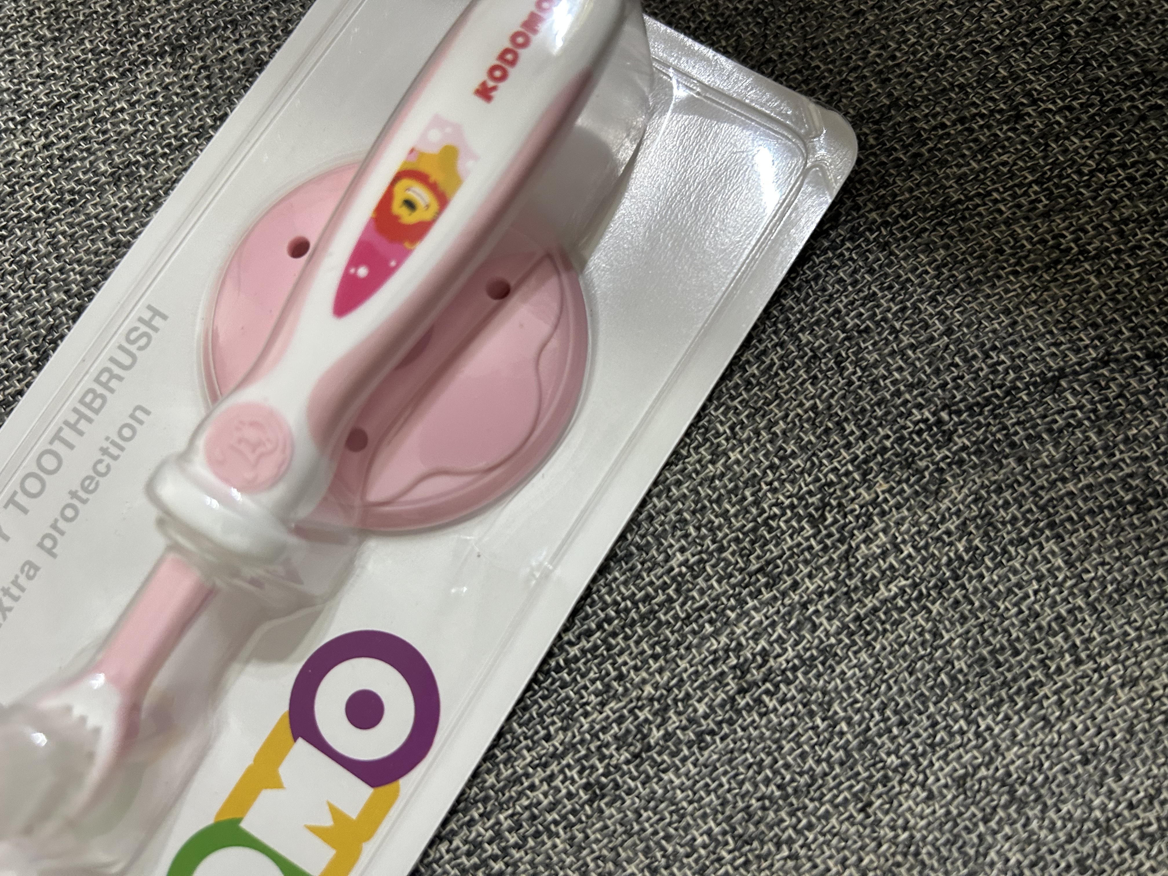 狮王（Lion）小狮王儿童牙刷1-2岁 婴幼儿宝宝细软毛乳牙清洁牙刷单支颜色随机 实拍图