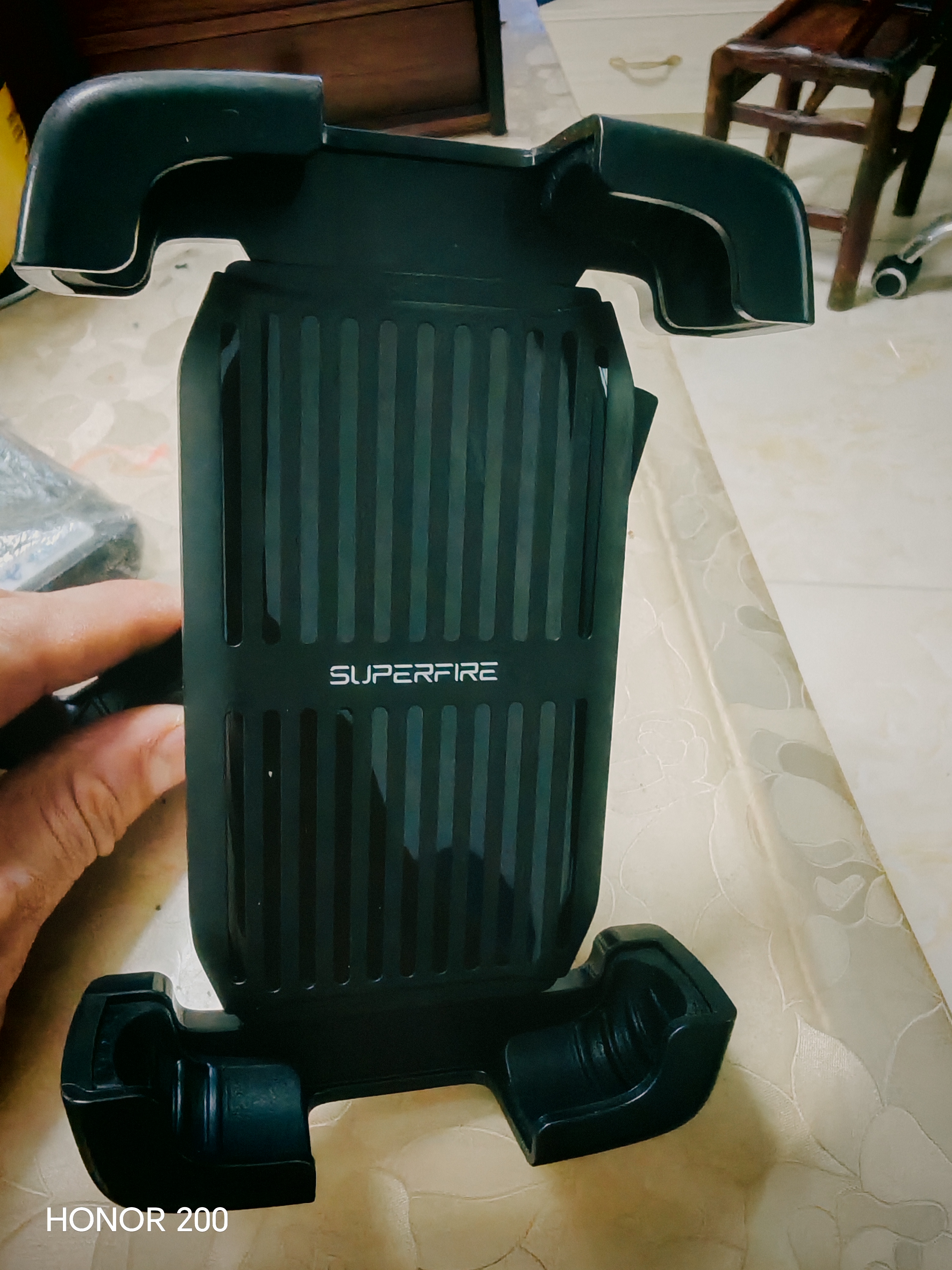 神火（SupFire）电动车手机支架外卖骑手电瓶公路山地自行车全包速取支架导航装备 实拍图