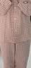 MUJI[自营限定款]女士无侧缝 双层纱织睡衣 纯棉家居服 浅粉红色 L 实拍图