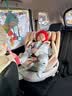 Heekin引领者儿童安全座椅汽车车载用0-12岁新生婴儿宝宝175°可坐可躺 香槟金-智能(语音通风加热+单手旋转+不窝脖+175°躺) 实拍图