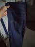 京峋牛仔裤男士秋冬季潮款直筒弹力加绒长裤大码工装耐脏休闲裤子男 009蓝色 【好品质-单条】 32 【建议体重115-145斤左右】 实拍图