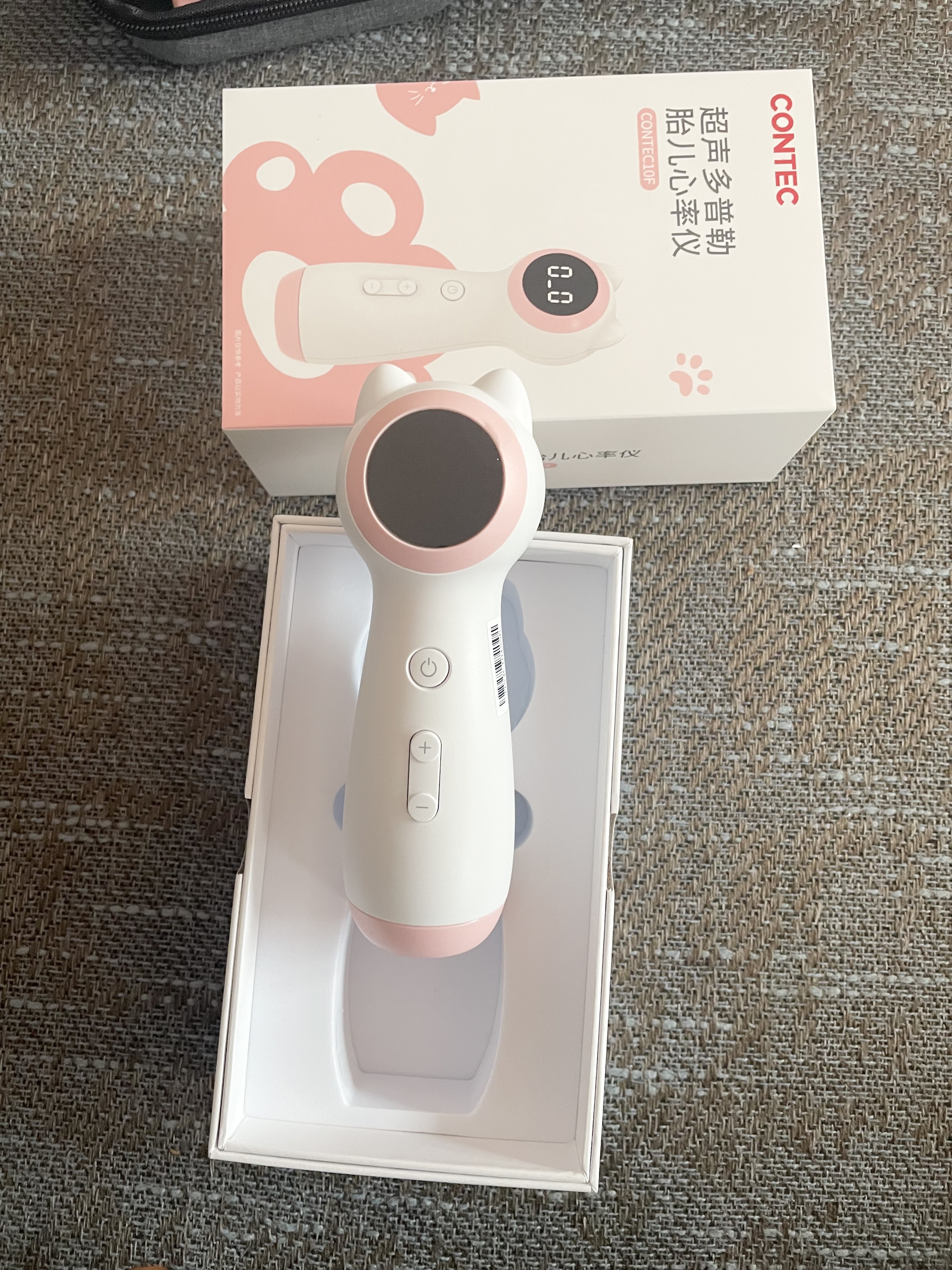 CONTEC康泰胎心监测仪孕妇家用超声多普勒医用胎心仪灵敏探头CONTEC10F 实拍图