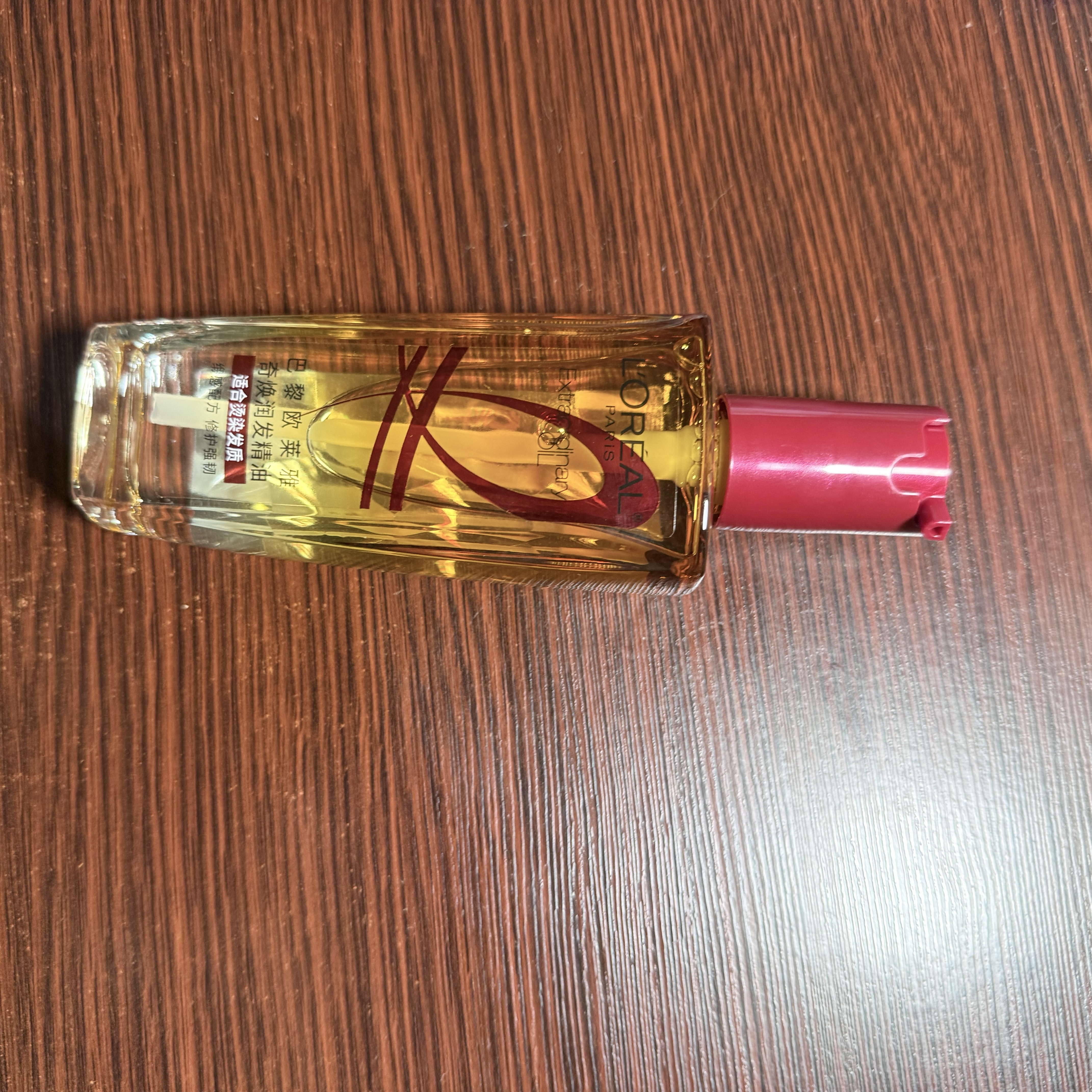 欧莱雅奇焕润发护发精油100ml(小红瓶  免洗 强韧 防损伤 修护强韧) 实拍图