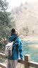 锐步轻量化徒步登山背包运动户外轻便双肩包男爬山旅行小包女 浅灰绿 实拍图