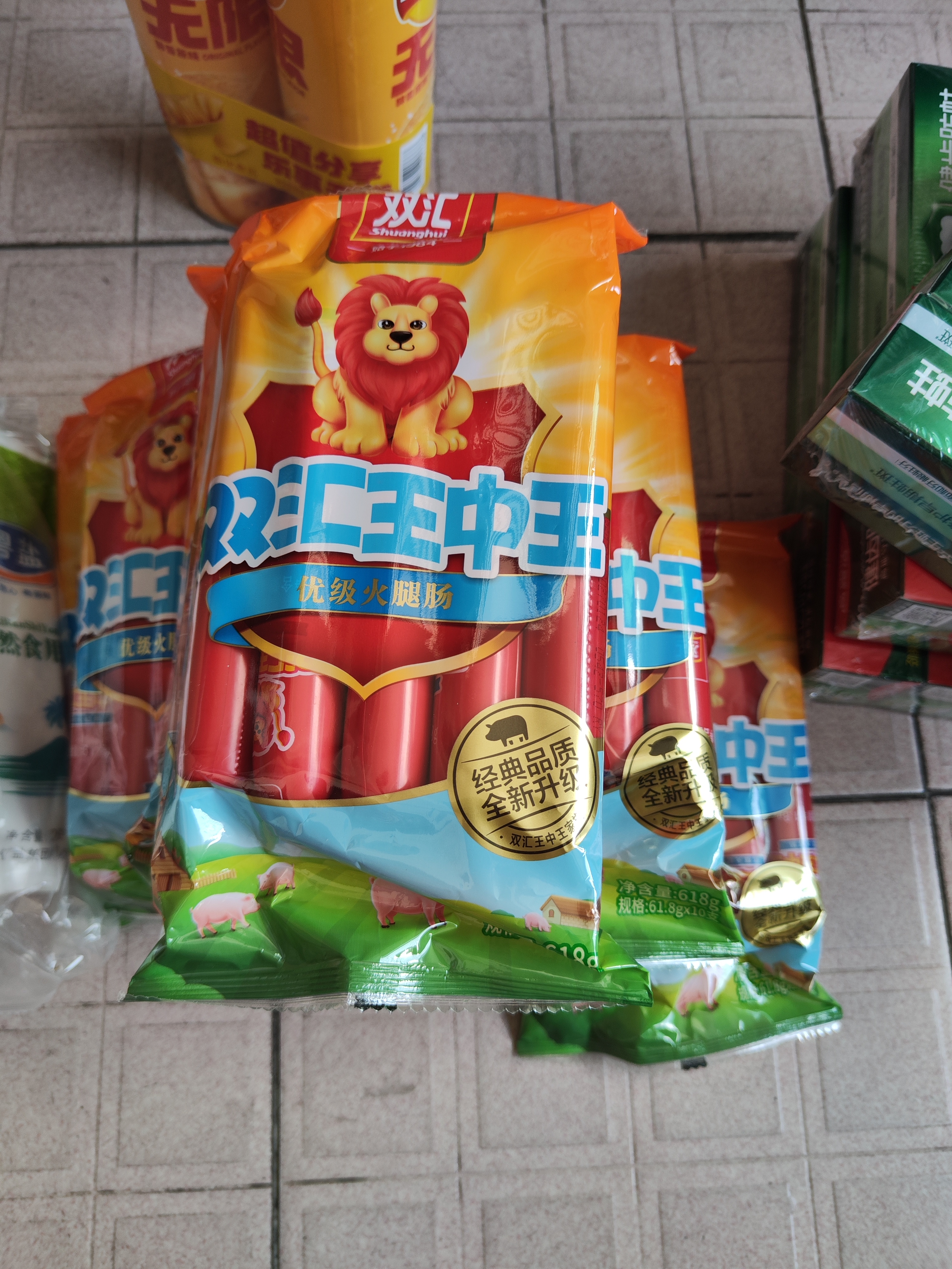 双汇王中王火腿肠香肠618g休闲零食露营出游烧烤泡面搭档出游泡面搭档 实拍图