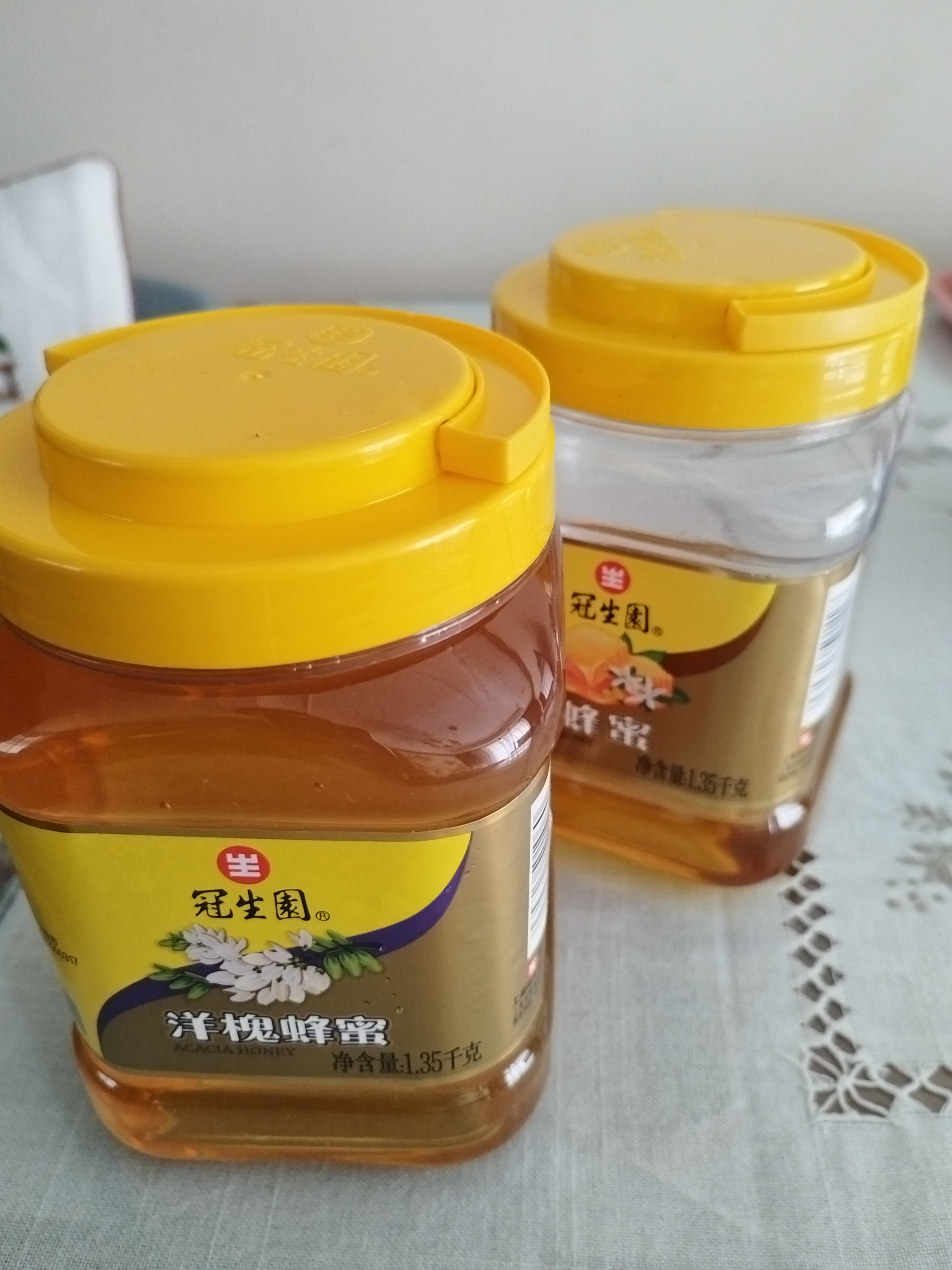 冠生园洋槐蜂蜜1350g/罐 【中华老字号】早餐牛奶麦片冲饮 节日礼品 实拍图