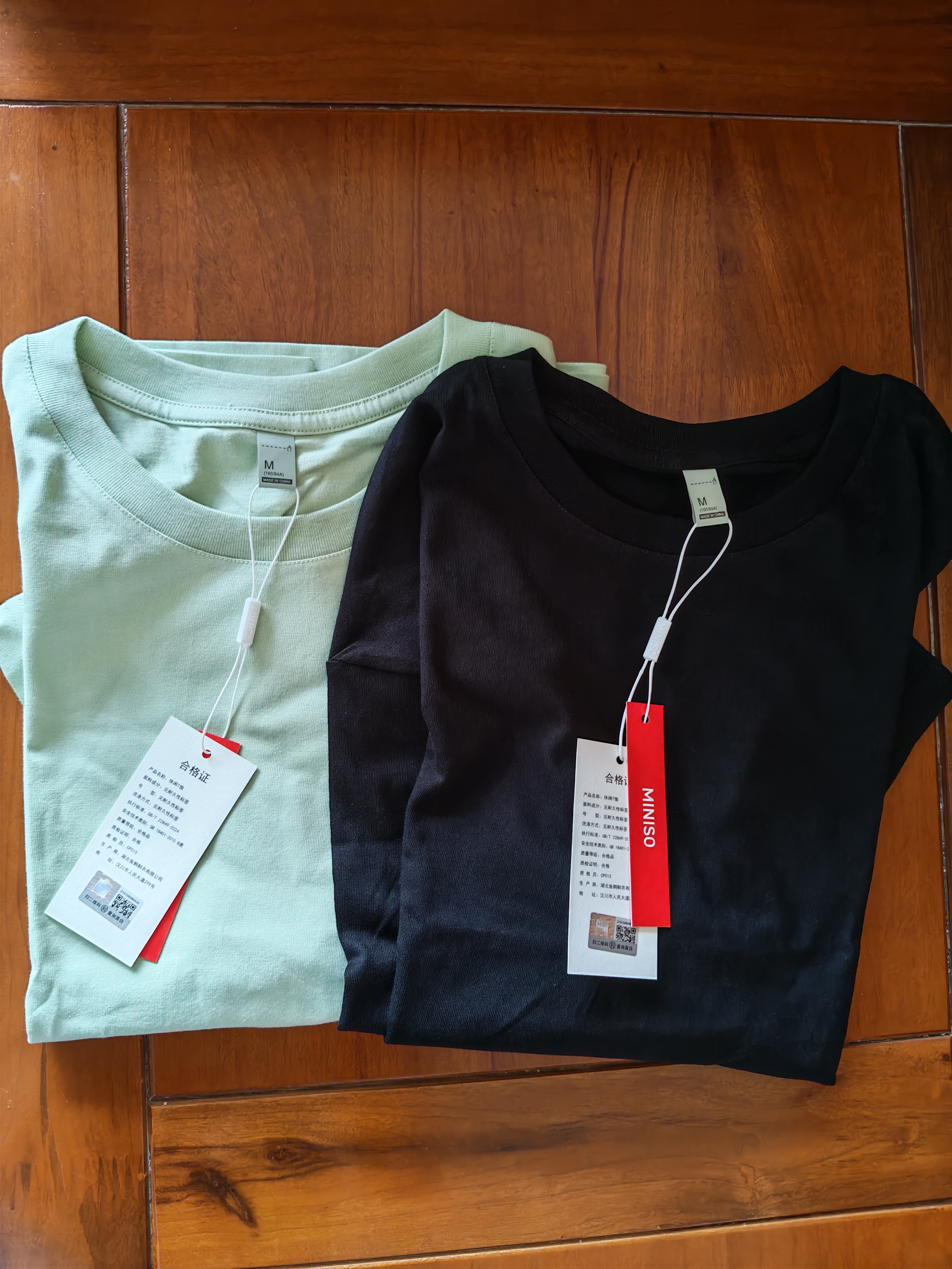 名创优品（MINISO）白短袖t恤女夏季2026新款纯棉大码宽松半袖微胖mm高级感纯白上衣 实拍图