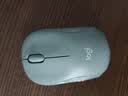 罗技（Logitech）M221 轻音鼠标 无线鼠标 办公鼠标 对称鼠标 带无线微型接收器 薄荷绿 实拍图