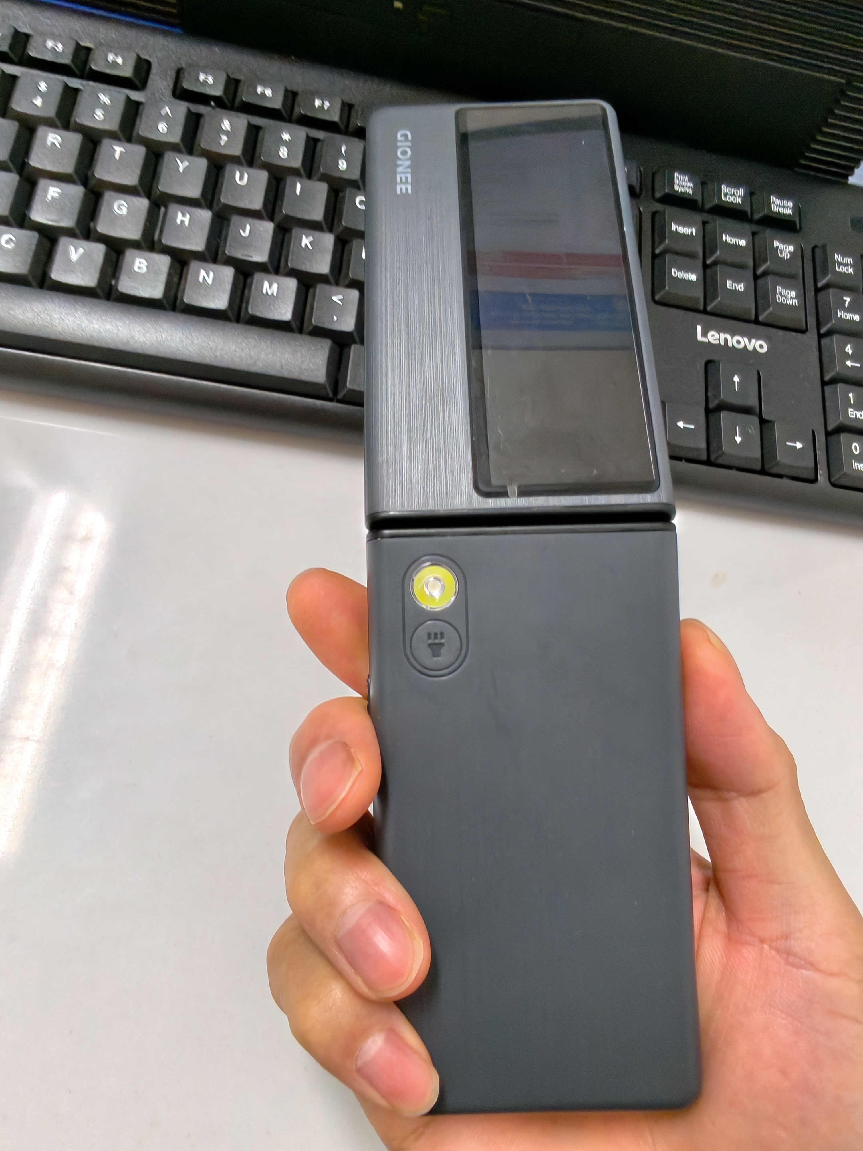 金立老年手机 老年机超长待机 翻盖手机大字体大声音大按键 4G全网通2.8大屏学生手机老人专用手机G550 实拍图