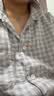 MUJI[自营限定款]女士无侧缝 双层纱织睡衣 纯棉家居服 薰衣草色 L 实拍图