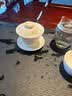 琦轩源羊脂玉瓷功夫茶具套装家用办公室白瓷喝茶盖碗茶杯陶瓷泡茶器整套 实拍图