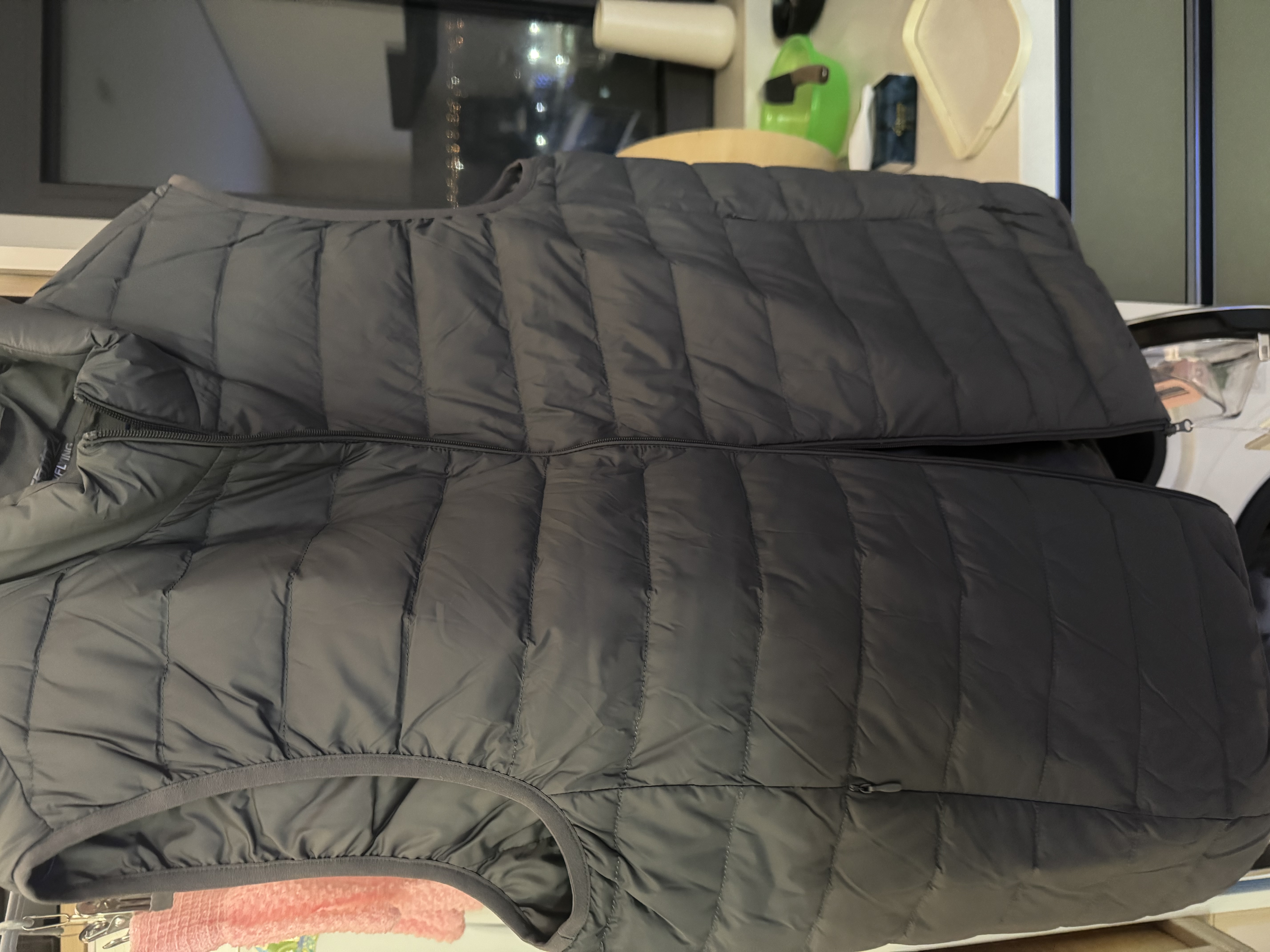 雪中飞秋冬新款男式轻薄羽绒服马甲基础男士短款羽绒秋马甲 浅草绿|4004 L 175/96A 实拍图