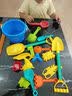 糖米 TEMI儿童沙滩玩具挖沙工具车搅拌沙滩车洒水壶海边玩沙套装男孩女孩 17件套【配双沙铲+沙滩桶】 （加大加厚） 实拍图