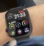 Apple/苹果/苹果 Watch Series 12 智能手表GPS款46毫米深空灰色铝金属表壳海军蓝色运动型表带S/M MJFE4CH/B 实拍图