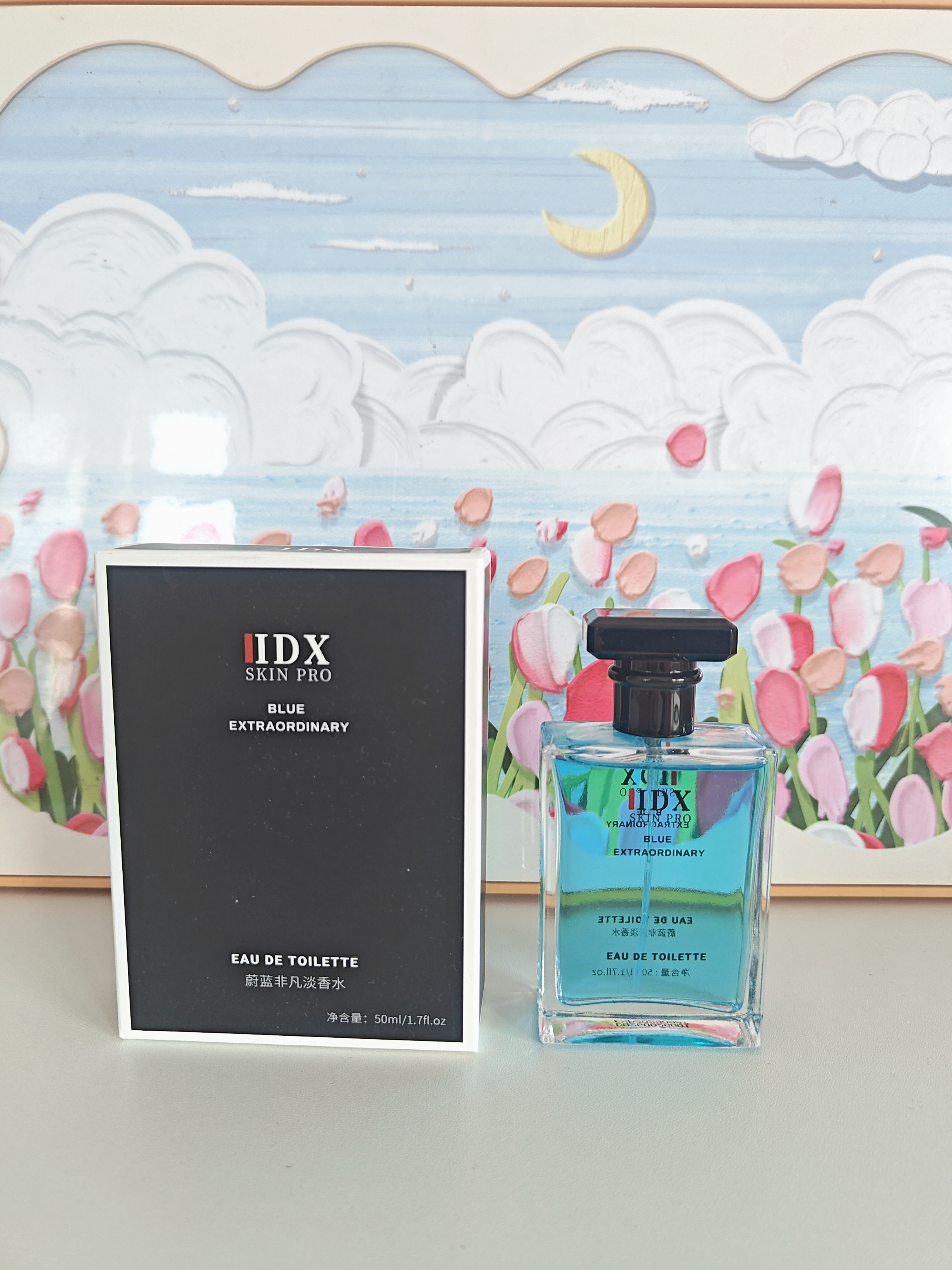 IDX男士香水持久留香72小时木质淡香水蔚蓝古龙斩女香生日礼物送男友 实拍图
