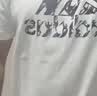 阿迪达斯（adidas）【特价清仓】夏季男女同款短袖男T恤跑步健身运动速干 白黑 2XL 实拍图